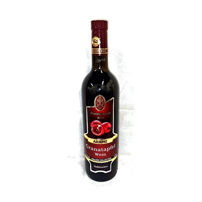 Arame Granatapfel Wein — vino di melagrana, semisecco