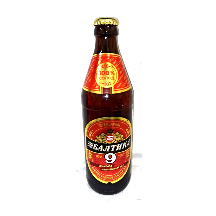 Балтика №9 Крепкое — birra chiara forte
