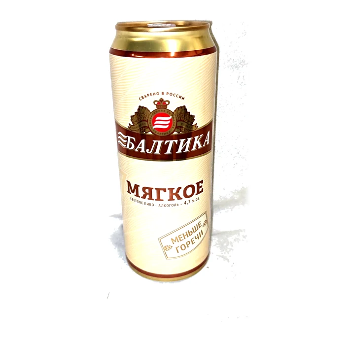 Балтика Мягкое — birra chiara poco amara