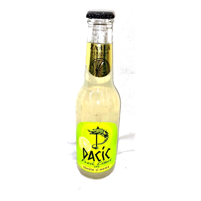 Dacic Fresh Ciders lămâie și mentă — sidro leggero al limone e menta