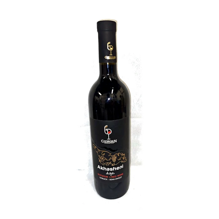 Georgian Production Akhasheni — vino rosso semidolce