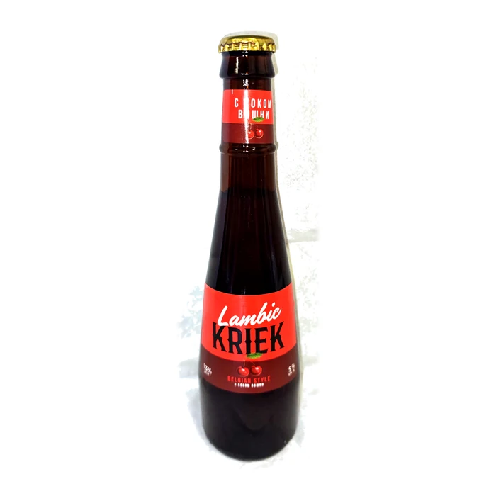 Lambic Kriek Belgian Style — bevanda a base di birra al succo di amarena