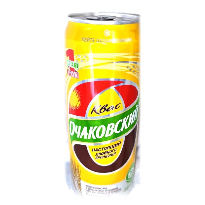 Очаковский Квас настоящий двойного брожения — kvas a doppia fermentazione