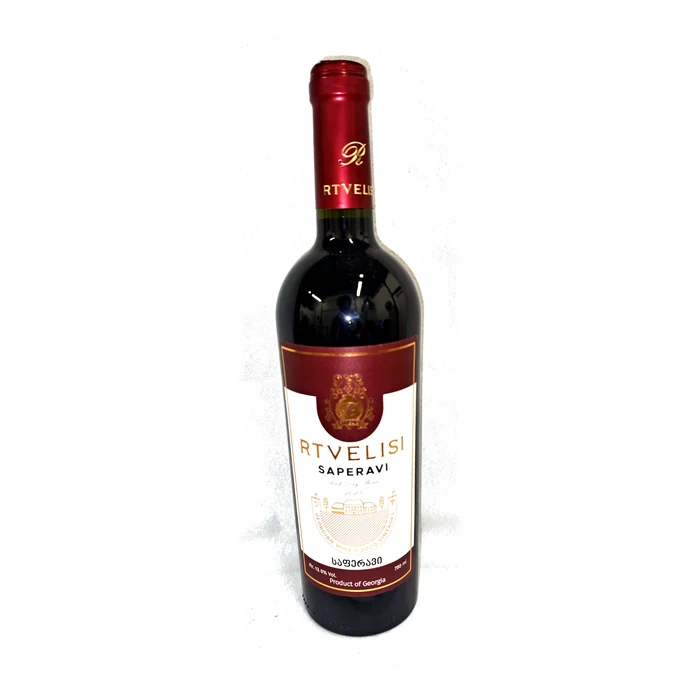 Rtvelisi Saperavi 2023 — vino rosso secco