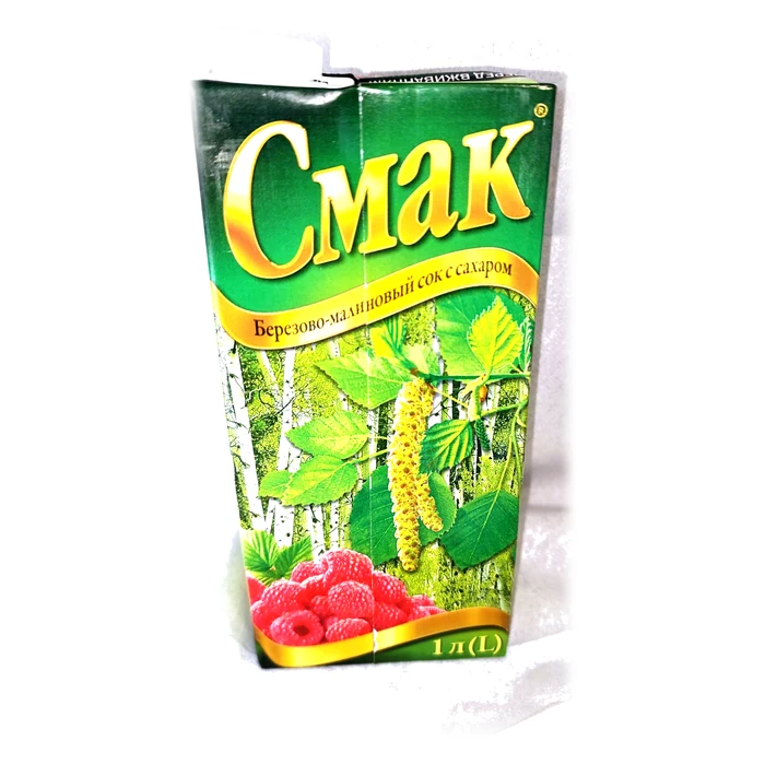 Смак Березово-малиновый сок — succo di linfa di betulla e lampone