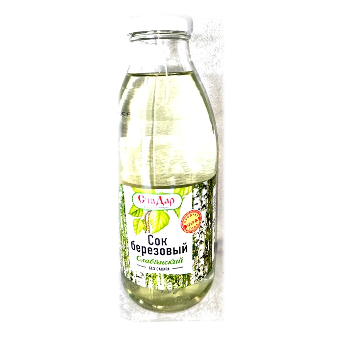 СтаДар Сок березовый славянский — succo di linfa di betulla, senza zucchero