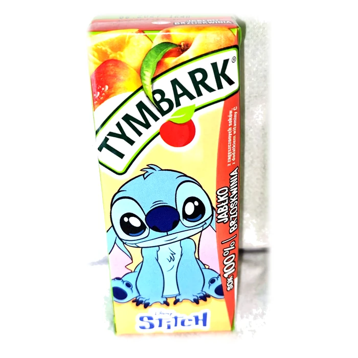Tymbark Jabłko-brzoskwinia Stitch — succo 100% mela e pesca