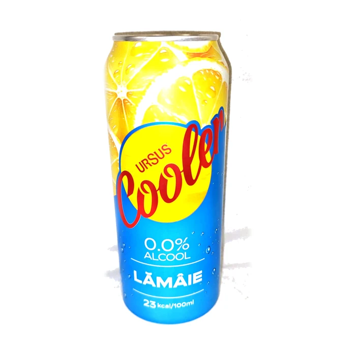 Ursus Cooler Lămâie 0,0% — birra analcolica al limone