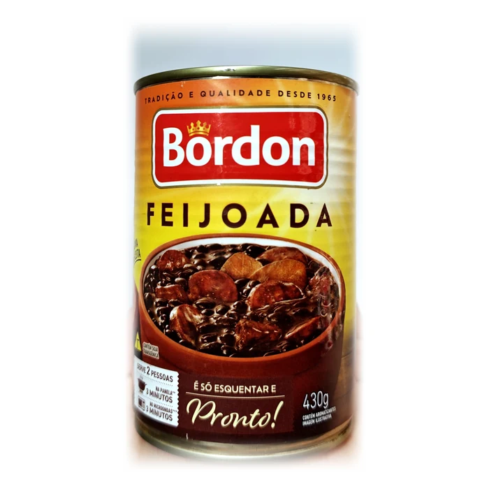 Bordon Feijoada pronta — fagioli neri con carne di maiale