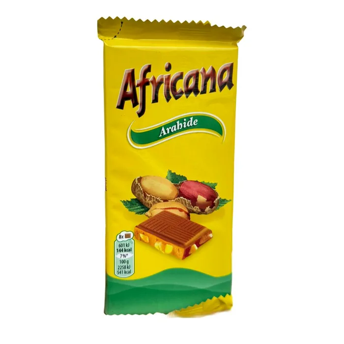 Africana Tavoletta al latte con arachidi