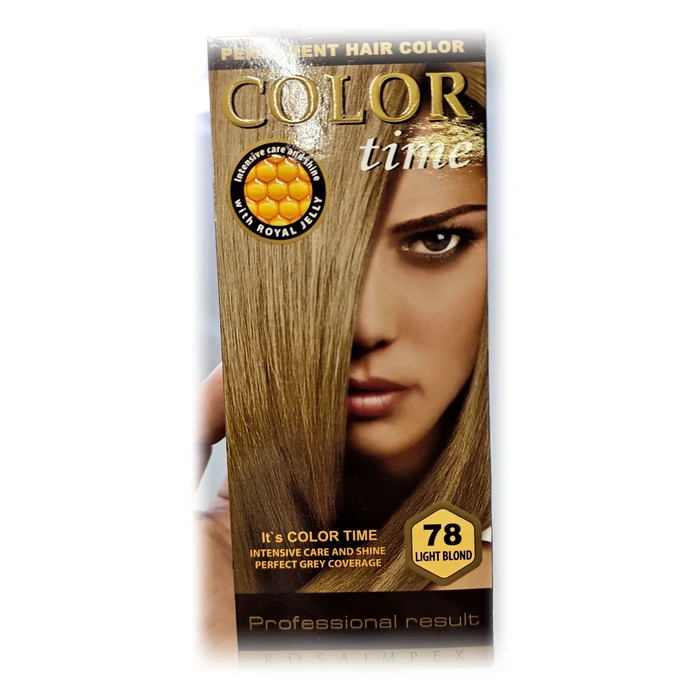 Color Time Color Time 78 Light Blond — tinta permanente con pappa reale