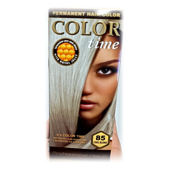 Color Time Color Time 85 Cool Blond — tinta permanente con pappa reale