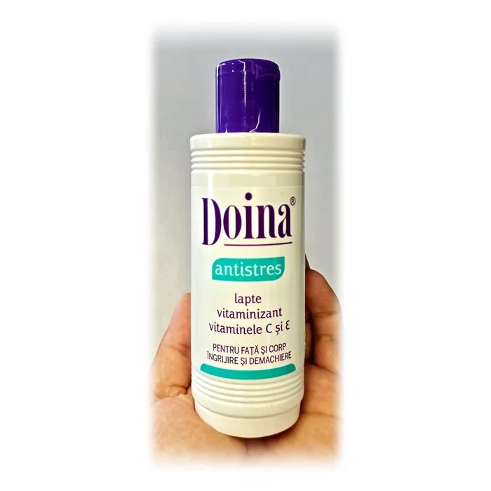 Doina Antistres — lapte vitaminizant, latte detergente