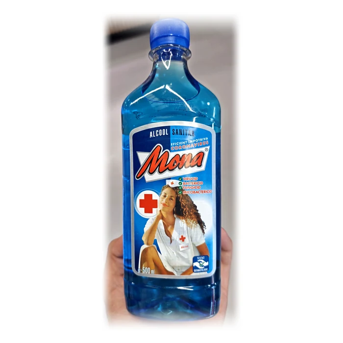 Mona Alcool sanitar 70% — alcol denaturato disinfettante per mani e superfici