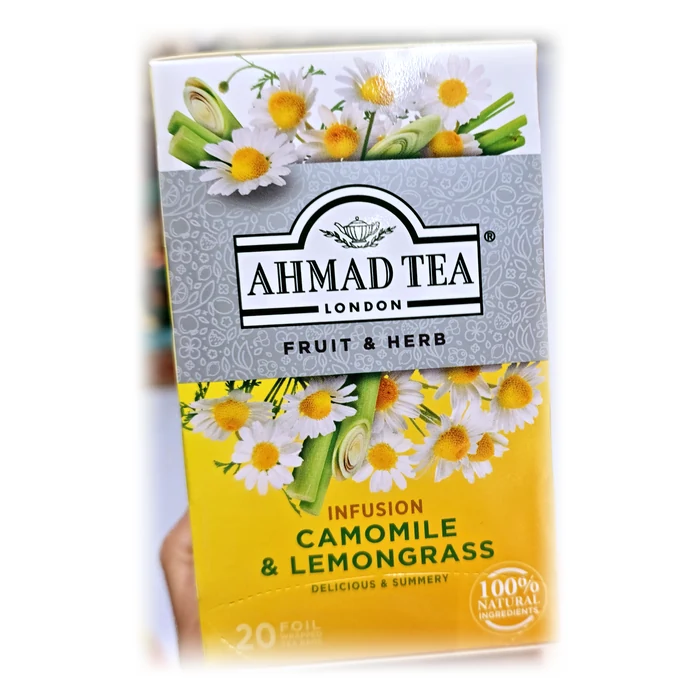 Ahmad Tea Camomile & Lemongrass — infuso di camomilla e citronella
