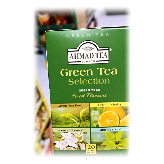 Ahmad Tea Green Tea Selection — quattro tè verdi assortiti
