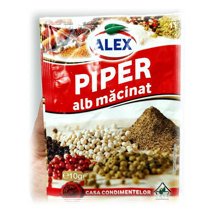 Alex Piper alb măcinat — pepe bianco macinato