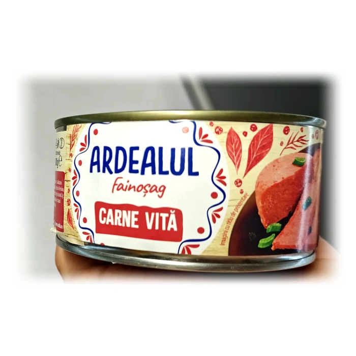 Ardealul Fainoșag Carne vită — carne di manzo in scatola