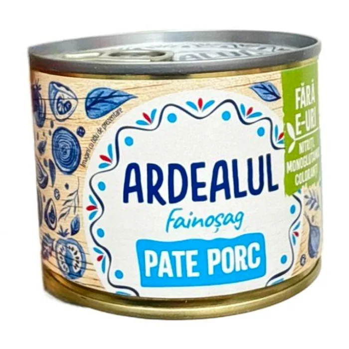 Ardealul Fainoșag Pate porc — paté di maiale