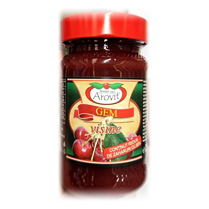 Arovit Gem de vișine — confettura di amarene con zuccheri ridotti del 55%