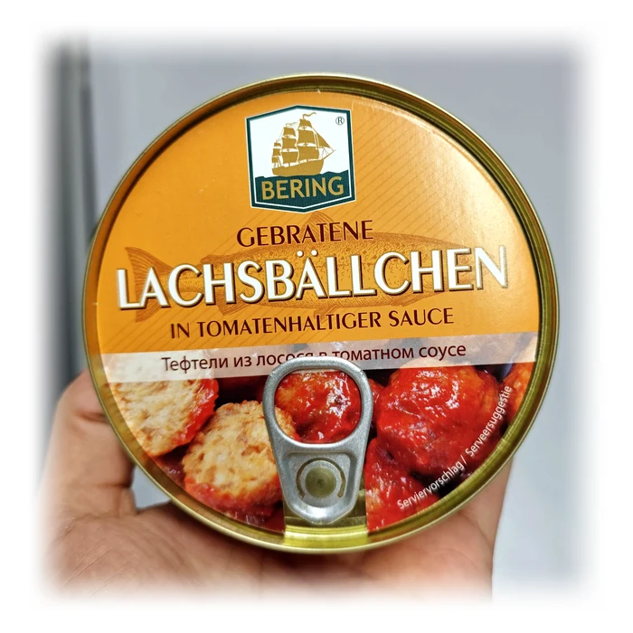 Bering Тефтели из лосося в томатном соусе — polpette di salmone in salsa di pomodoro