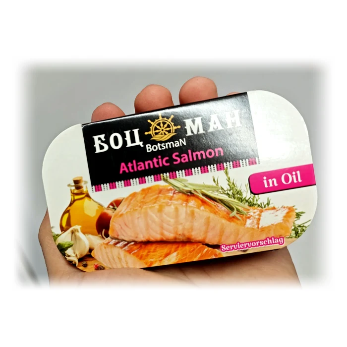 Боцман Atlantic Salmon in Oil — filetto di salmone atlantico in olio