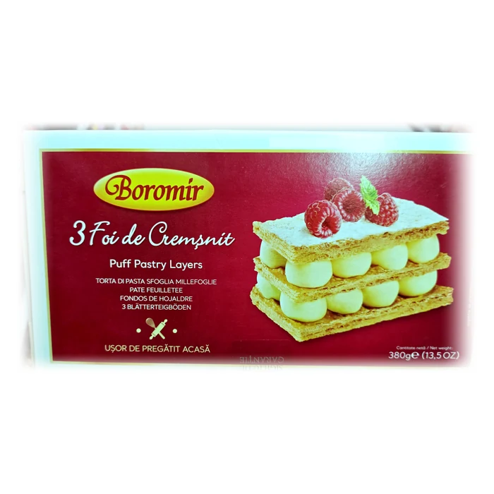 Boromir 3 Foi de Cremșnit — fogli di pasta sfoglia