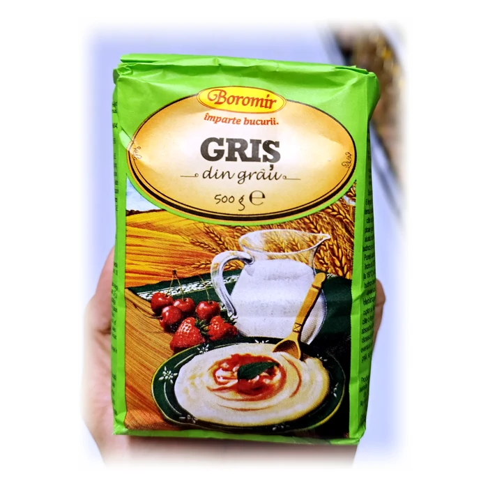 Boromir Griș din grâu — semolino di grano