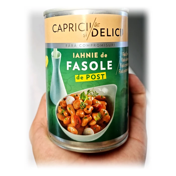 Capricii și Delicii Iahnie de fasole de post — fagioli bianchi in umido, di magro