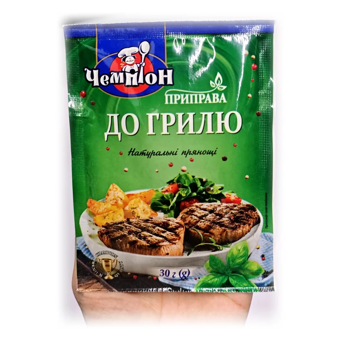 Чемпіон Приправа до грилю — condimento per la griglia