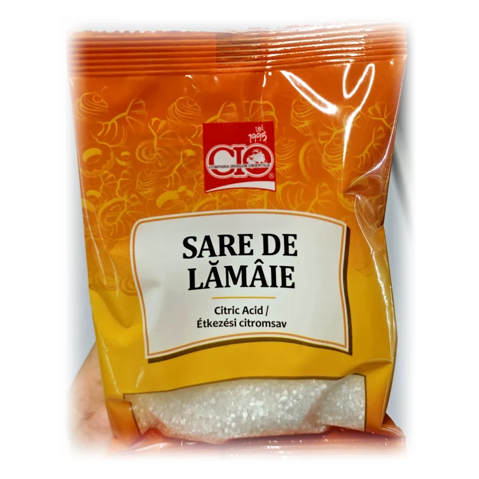 CiO Sare de lămâie — acido citrico