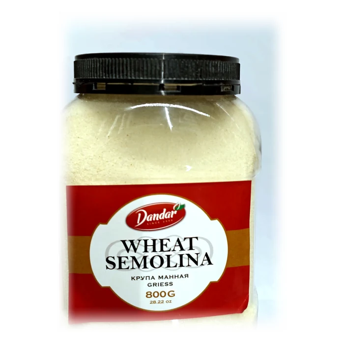 Dandar Wheat Semolina / Крупа манная — semolino di grano, barattolo richiudibile
