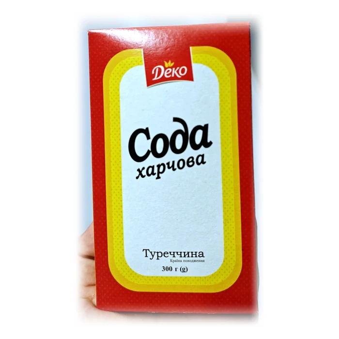 Деко Сода харчова — bicarbonato di sodio alimentare