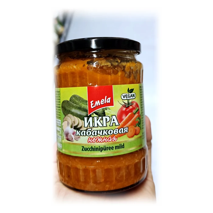 Emela Икра кабачковая нежная — crema di zucchine delicata