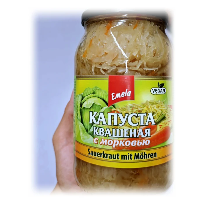 Emela Капуста квашеная с морковью — crauti con carote