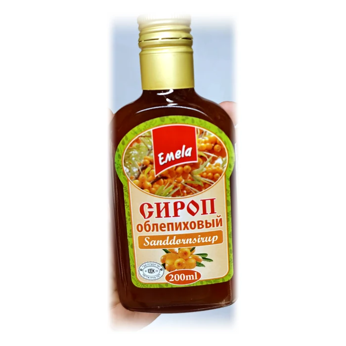 Emela Сироп облепиховый — sciroppo di olivello spinoso