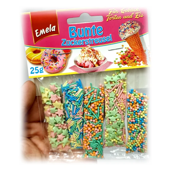 Emela Bunte Zuckerstreusel — codette di zucchero colorate