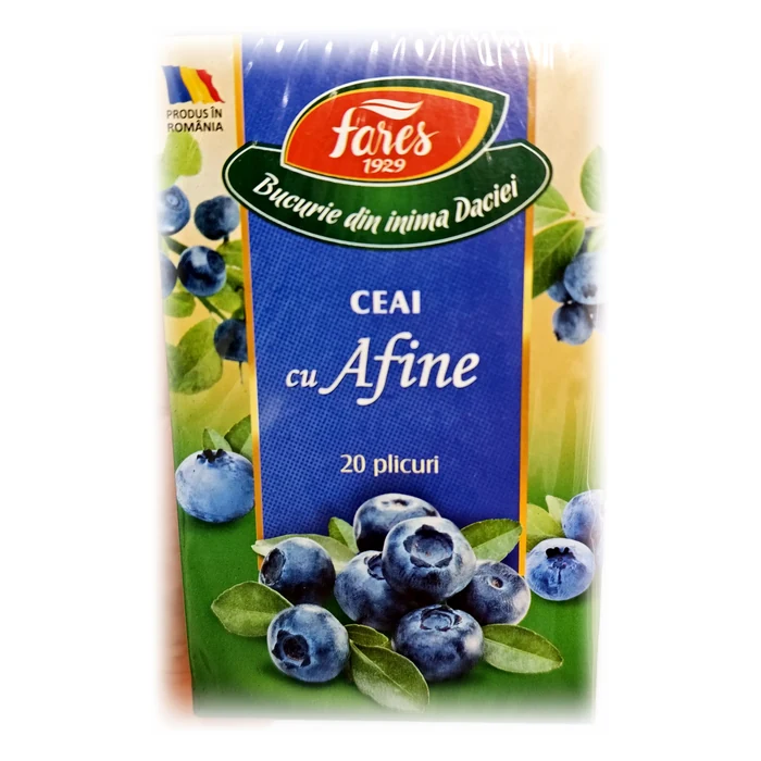 Fares Ceai cu afine — infuso al mirtillo