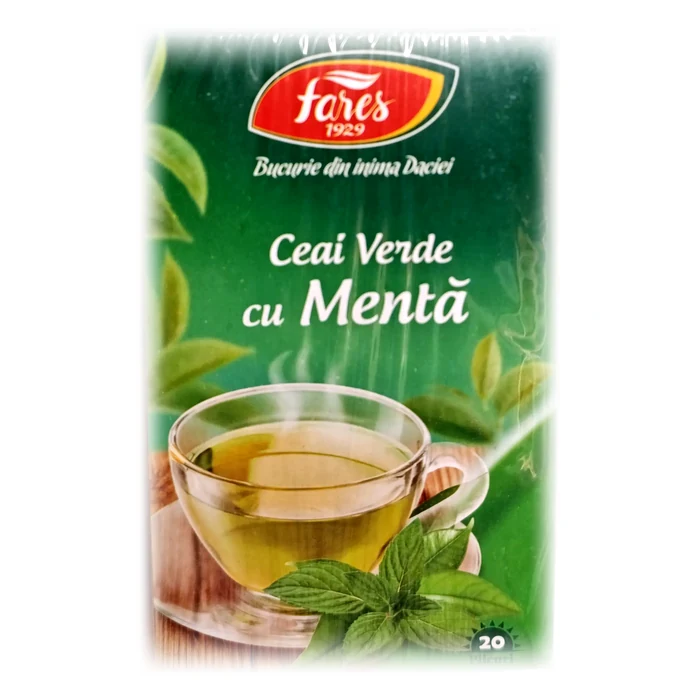 Fares Ceai verde cu mentă — tè verde alla menta