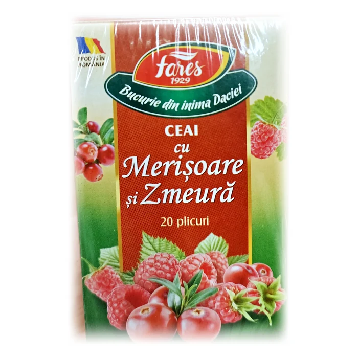 Fares Ceai cu merișoare și zmeură — infuso al mirtillo rosso e lampone