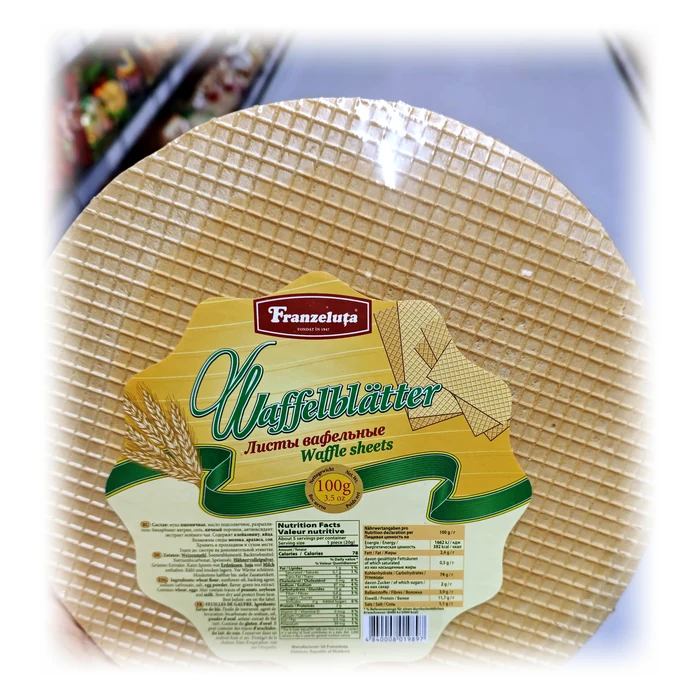 Franzeluța Waffelblätter — fogli di cialda