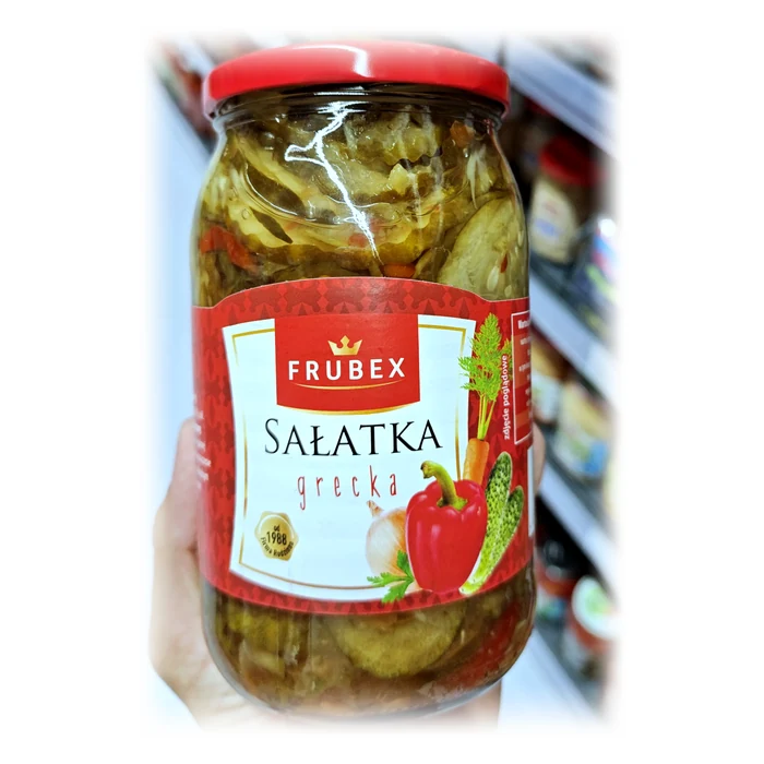 Frubex Sałatka grecka — insalata greca polacca di cetrioli e peperoni