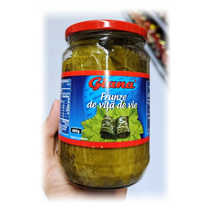 Giana Frunze de viță de vie — foglie di vite in salamoia