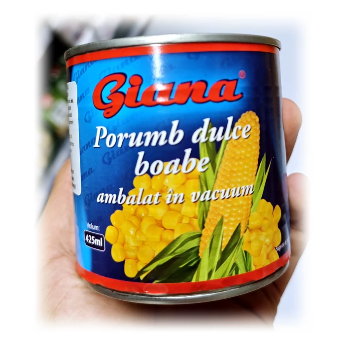 Giana Porumb dulce boabe — mais dolce sottovuoto