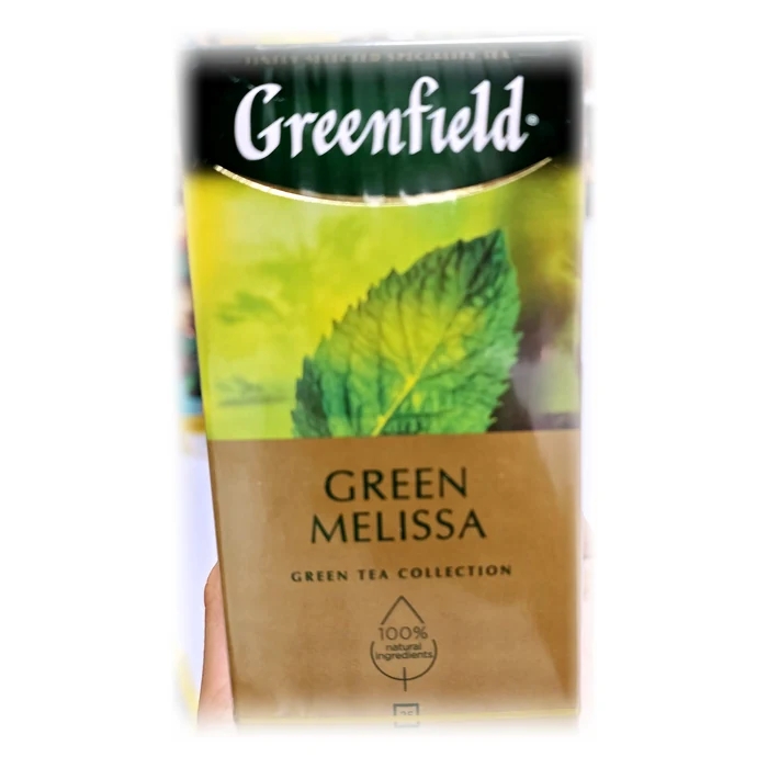 Greenfield Green Melissa — tè verde alla melissa