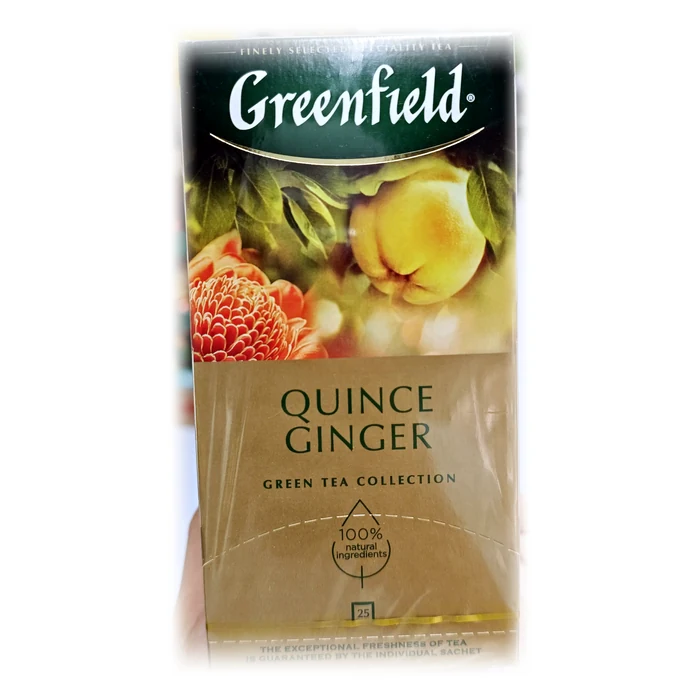 Greenfield Quince Ginger — tè verde alla mela cotogna e zenzero