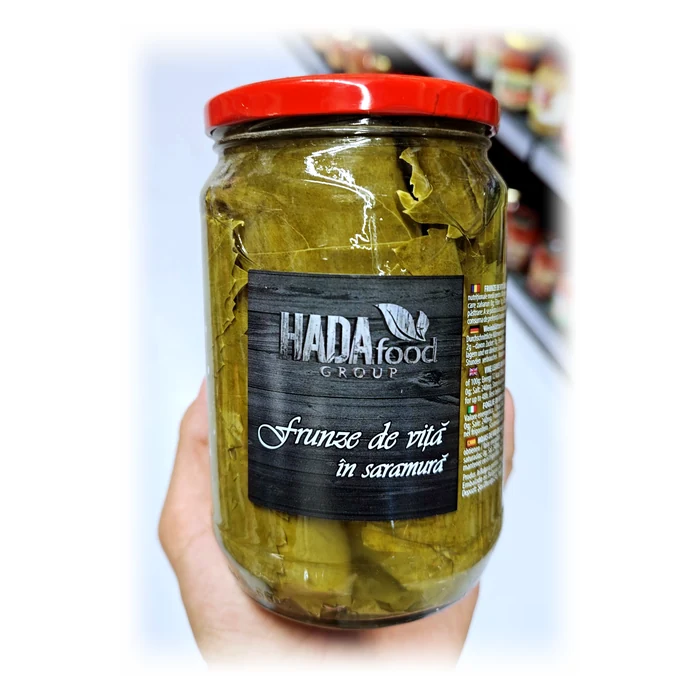 Hada Food Frunze de viță în saramură — foglie di vite in salamoia