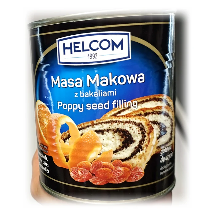 Helcom Masa Makowa z bakaliami — ripieno pronto di semi di papavero