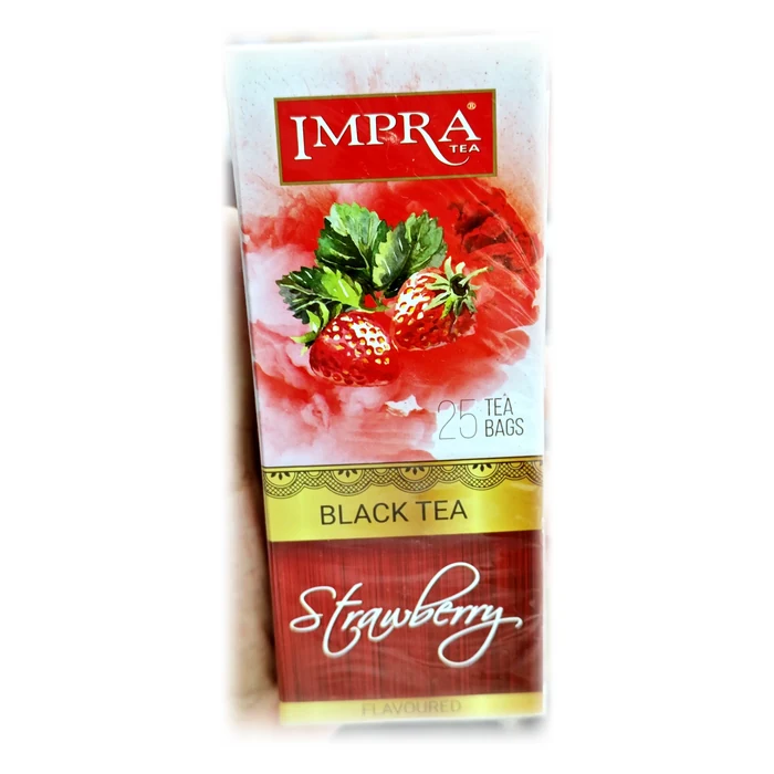 Impra Strawberry — tè nero alla fragola