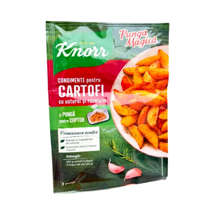 Knorr Punga Magică — condimento per patate all'aglio e rosmarino